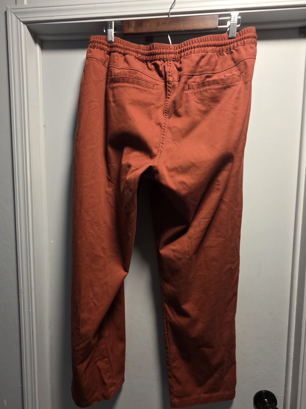 Volcom Men's Rust Drawstring Joggers - Picture 5 of 10